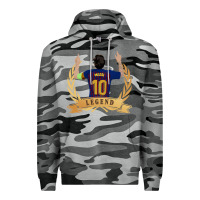 Slate Camo Messi The Legend Premium Hoodie - artisFamous