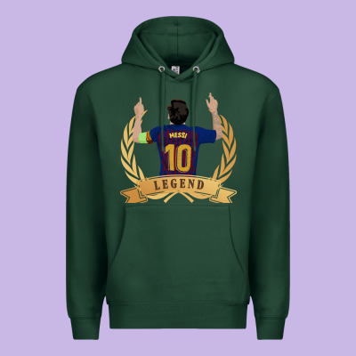 Messi The Legend Premium Hoodie Designed By Artisfamous
