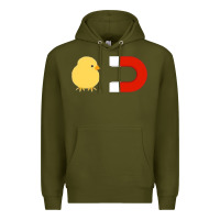 Army Green chick magnet Premium Hoodie - artisFamous
