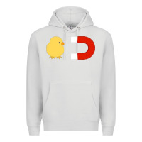 Dove Grey chick magnet Premium Hoodie - artisFamous