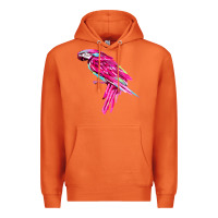 Carrot pink parrot T-shirts Premium Hoodie - artisFamous
