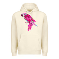 Sandshell pink parrot T-shirts Premium Hoodie - artisFamous