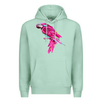 Seafoam pink parrot T-shirts Premium Hoodie - artisFamous