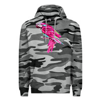 Slate Camo pink parrot T-shirts Premium Hoodie - artisFamous