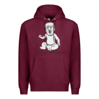 Burgundy baby trump Premium Hoodie - artisFamous
