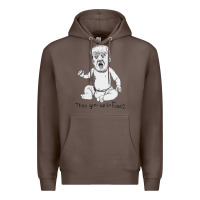 Coffee baby trump Premium Hoodie - artisFamous
