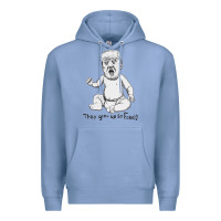 Colony Blue baby trump Premium Hoodie - artisFamous