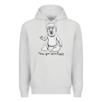 Dove Grey baby trump Premium Hoodie - artisFamous