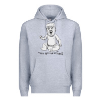 Heather Grey baby trump Premium Hoodie - artisFamous