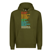Army Green vintage, retro science is real, black lives matter Premium Hoodie - artisFamous