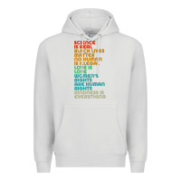 Dove Grey vintage, retro science is real, black lives matter Premium Hoodie - artisFamous