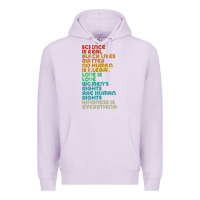 Lilac vintage, retro science is real, black lives matter Premium Hoodie - artisFamous