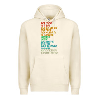 Tofu vintage, retro science is real, black lives matter Premium Hoodie - artisFamous