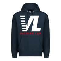 Navy vl for victory lap Premium Hoodie - artisFamous