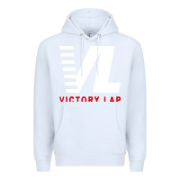 White vl for victory lap Premium Hoodie - artisFamous