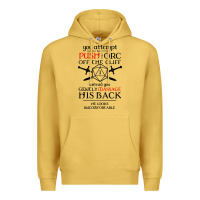Antique Gold tabletop rpg d20 orc massage critical failure Premium Hoodie - artisFamous