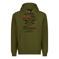 Army Green tabletop rpg d20 orc massage critical failure Premium Hoodie - artisFamous