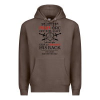 Coffee tabletop rpg d20 orc massage critical failure Premium Hoodie - artisFamous