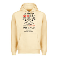Pina Colada tabletop rpg d20 orc massage critical failure Premium Hoodie - artisFamous