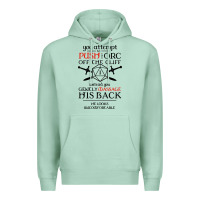 Seafoam tabletop rpg d20 orc massage critical failure Premium Hoodie - artisFamous