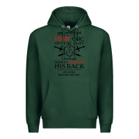 Sports Green tabletop rpg d20 orc massage critical failure Premium Hoodie - artisFamous
