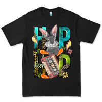 Black Western hip hop Bunny Easter Day Premium Tee - LillyAllenDesigns