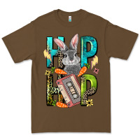 Cacao Western hip hop Bunny Easter Day Premium Tee - LillyAllenDesigns