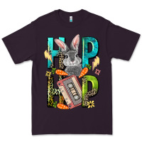 Plum Western hip hop Bunny Easter Day Premium Tee - LillyAllenDesigns