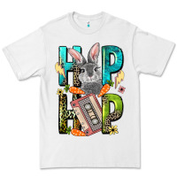 White Western hip hop Bunny Easter Day Premium Tee - LillyAllenDesigns