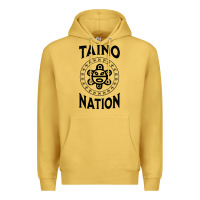 Antique Gold white taino nation coqui sun boricua taino Premium Hoodie - artisFamous
