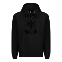 Black white taino nation coqui sun boricua taino Premium Hoodie - artisFamous