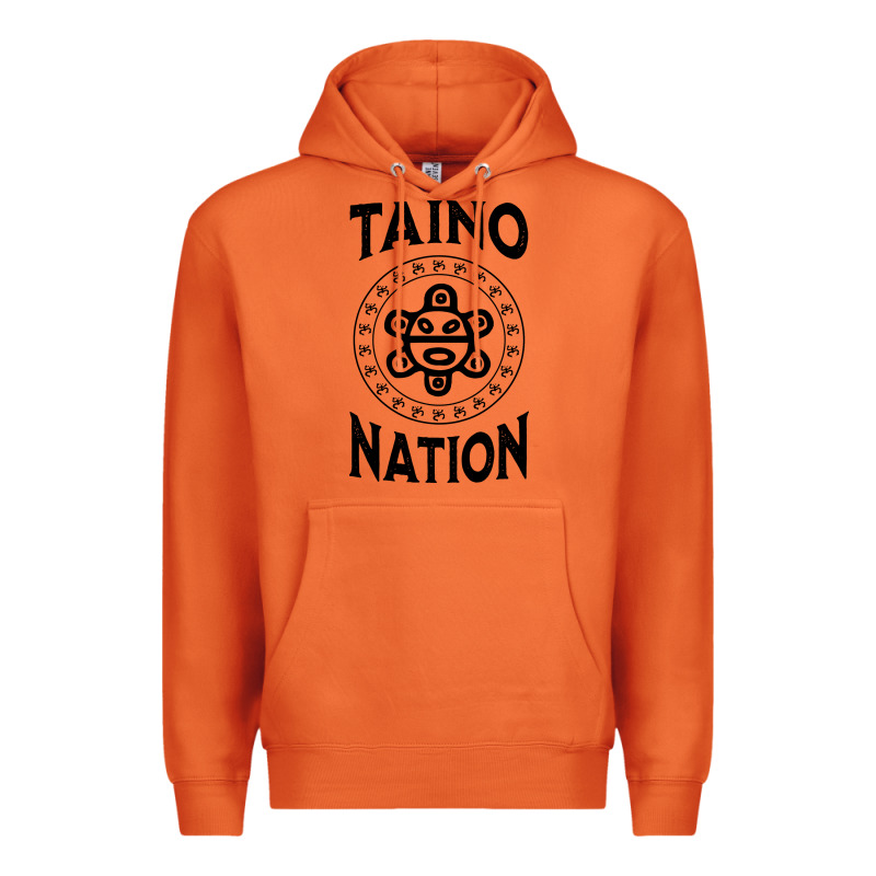 White Taino Nation Coqui Sun Boricua Taino Premium Hoodie by artisFamous | Teevron