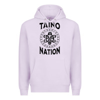 Lilac white taino nation coqui sun boricua taino Premium Hoodie - artisFamous