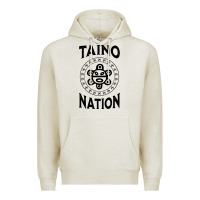 Oatmeal Heather white taino nation coqui sun boricua taino Premium Hoodie - artisFamous