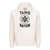 Pale Pink white taino nation coqui sun boricua taino Premium Hoodie - artisFamous