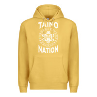 Antique Gold white taino nation coqui sun boricua taino Premium Hoodie - artisFamous