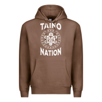 Chestnut white taino nation coqui sun boricua taino Premium Hoodie - artisFamous