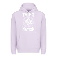 Lilac white taino nation coqui sun boricua taino Premium Hoodie - artisFamous
