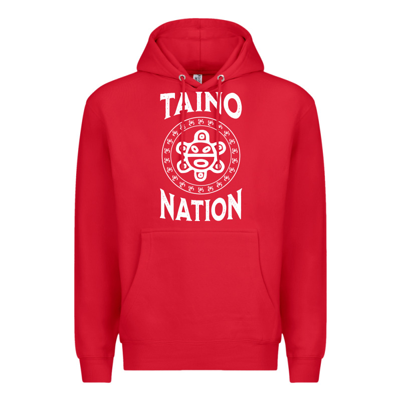 White Taino Nation Coqui Sun Boricua Taino Premium Hoodie by artisFamous | Teevron