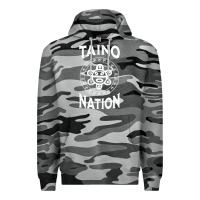Slate Camo white taino nation coqui sun boricua taino Premium Hoodie - artisFamous