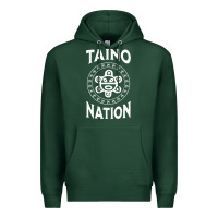 Sports Green white taino nation coqui sun boricua taino Premium Hoodie - artisFamous