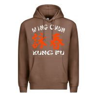 Chestnut wing chun kung fu conception inspirante Premium Hoodie - artisFamous
