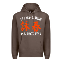 Coffee wing chun kung fu conception inspirante Premium Hoodie - artisFamous