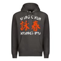 Smoke wing chun kung fu conception inspirante Premium Hoodie - artisFamous