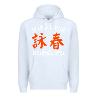 White wing chun kung fu conception inspirante Premium Hoodie - artisFamous