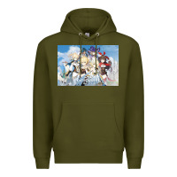 Army Green Genshin Impact Premium Hoodie - artisFamous