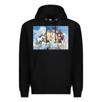 Black Genshin Impact Premium Hoodie - artisFamous