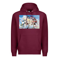 Burgundy Genshin Impact Premium Hoodie - artisFamous