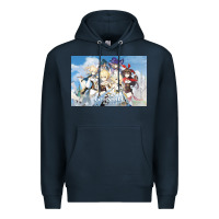 Navy Genshin Impact Premium Hoodie - artisFamous