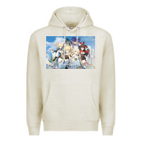 Oatmeal Heather Genshin Impact Premium Hoodie - artisFamous